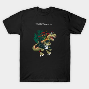 Clanosaurus Rex FORBESsaurus rex Plaid Forbes Scotland Ireland Family Tartan T-Shirt